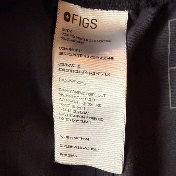 Figs Navy Blue Scrub Set Size XS - Picture 3 of 6